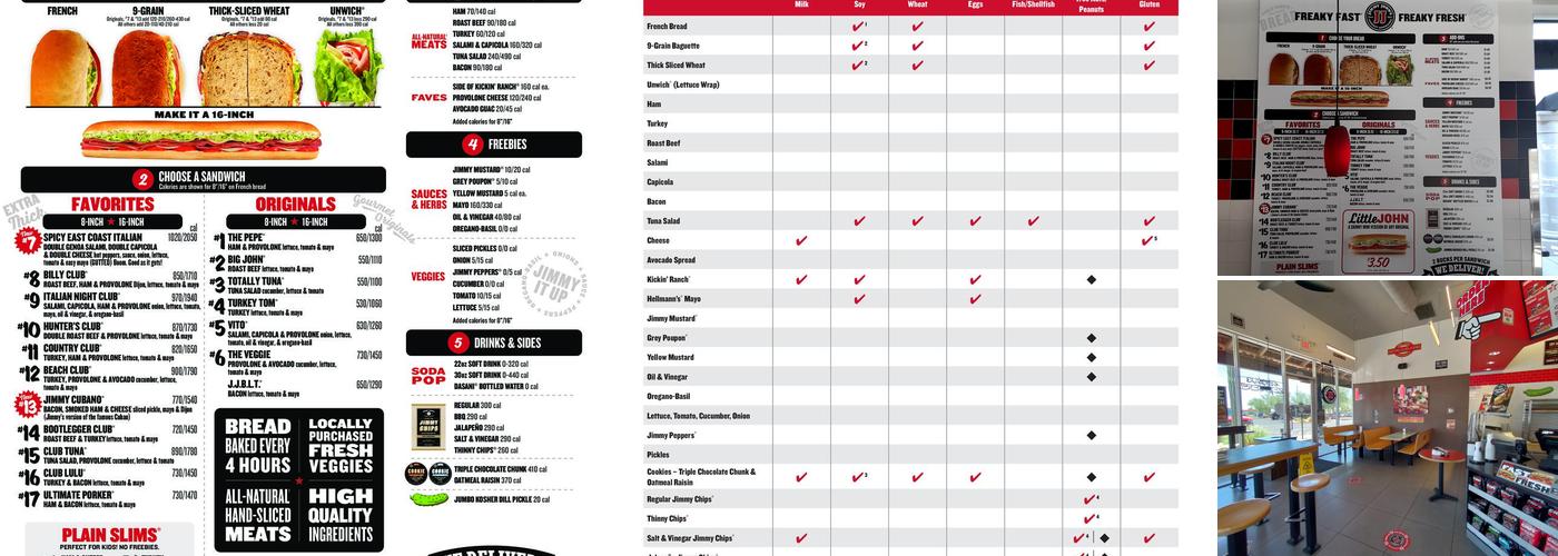 Jimmy John's Menu