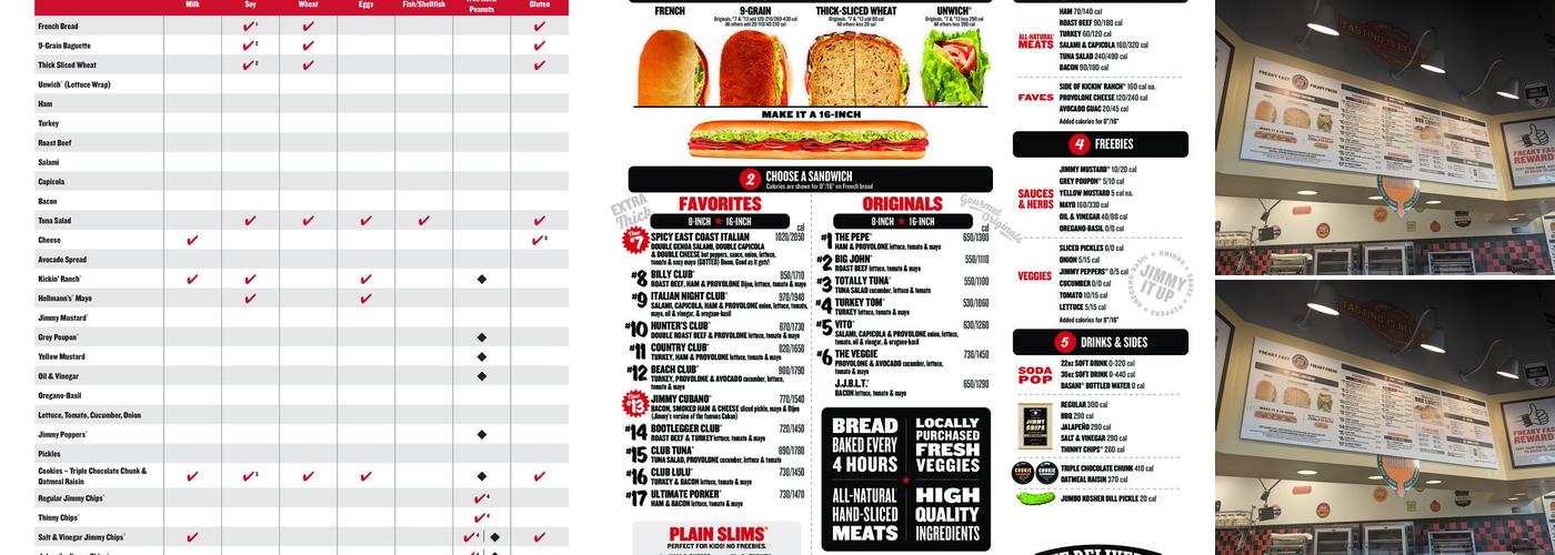 Jimmy John's Menu