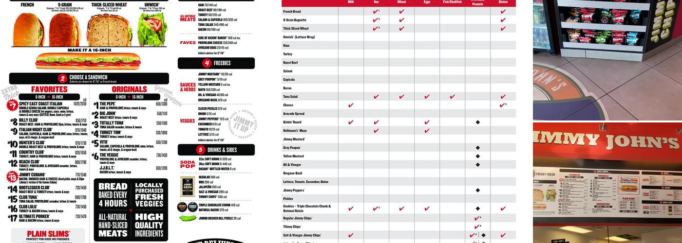Jimmy John's Menu