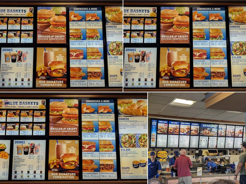 Culver’s Menu