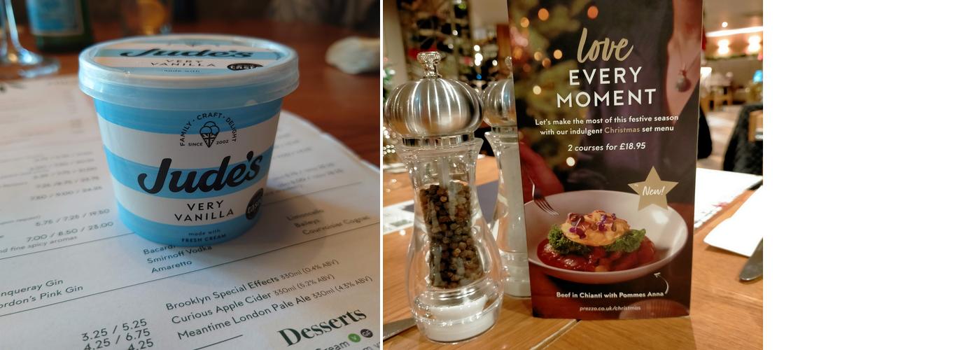 Prezzo Italian Restaurant Port Solent Menu