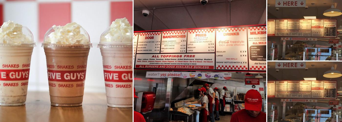 Five Guys Menu