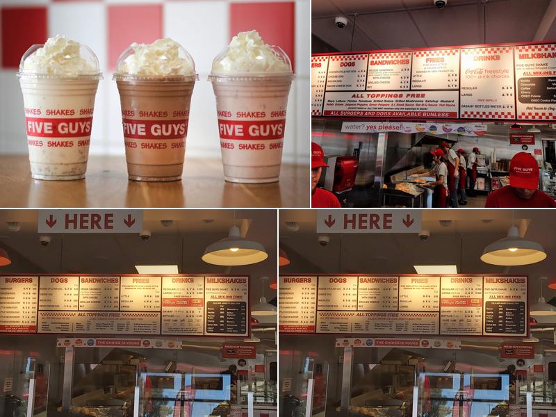 Five Guys Menu