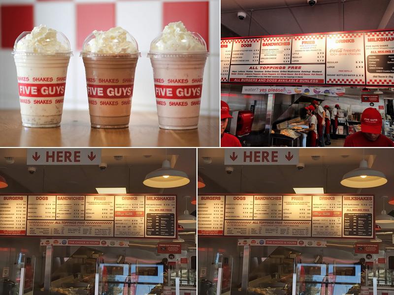 Five Guys Menu