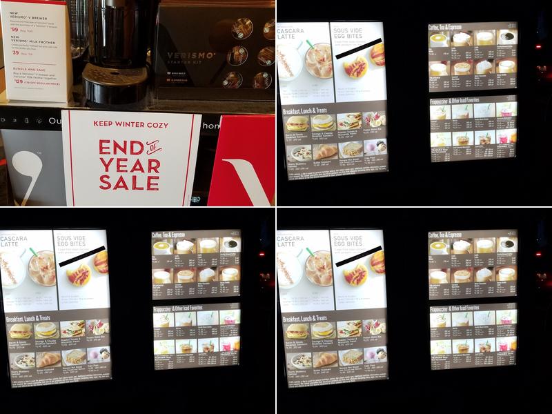 Starbucks Menu