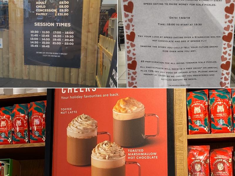 Starbucks Coffee Menu
