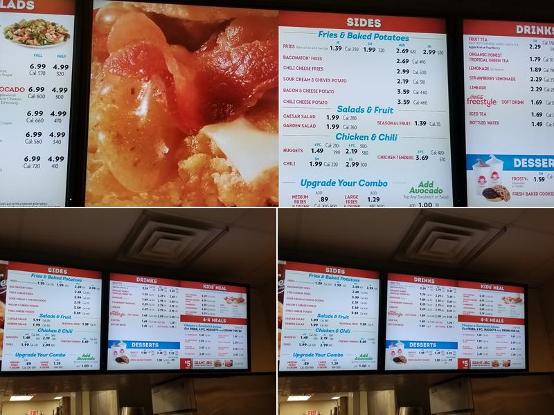 Wendy's Menu