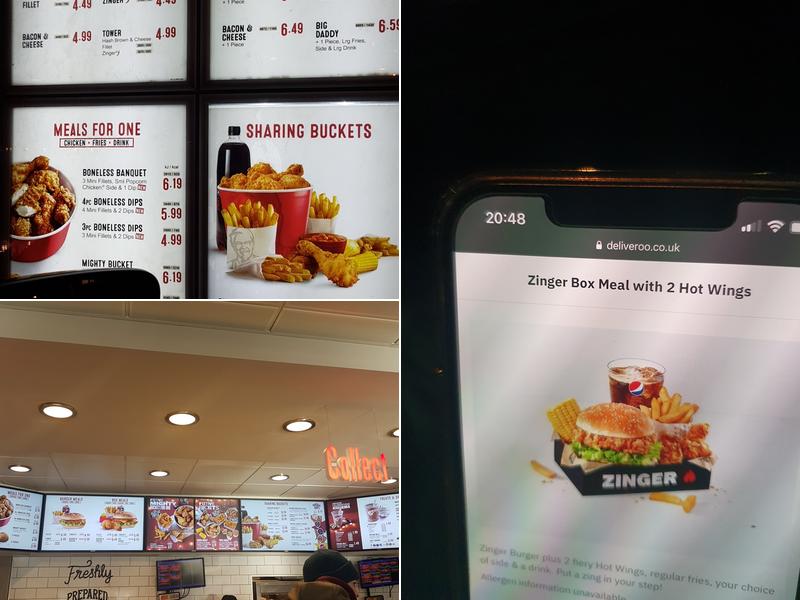 KFC Portsmouth - Pompey Centre Menu