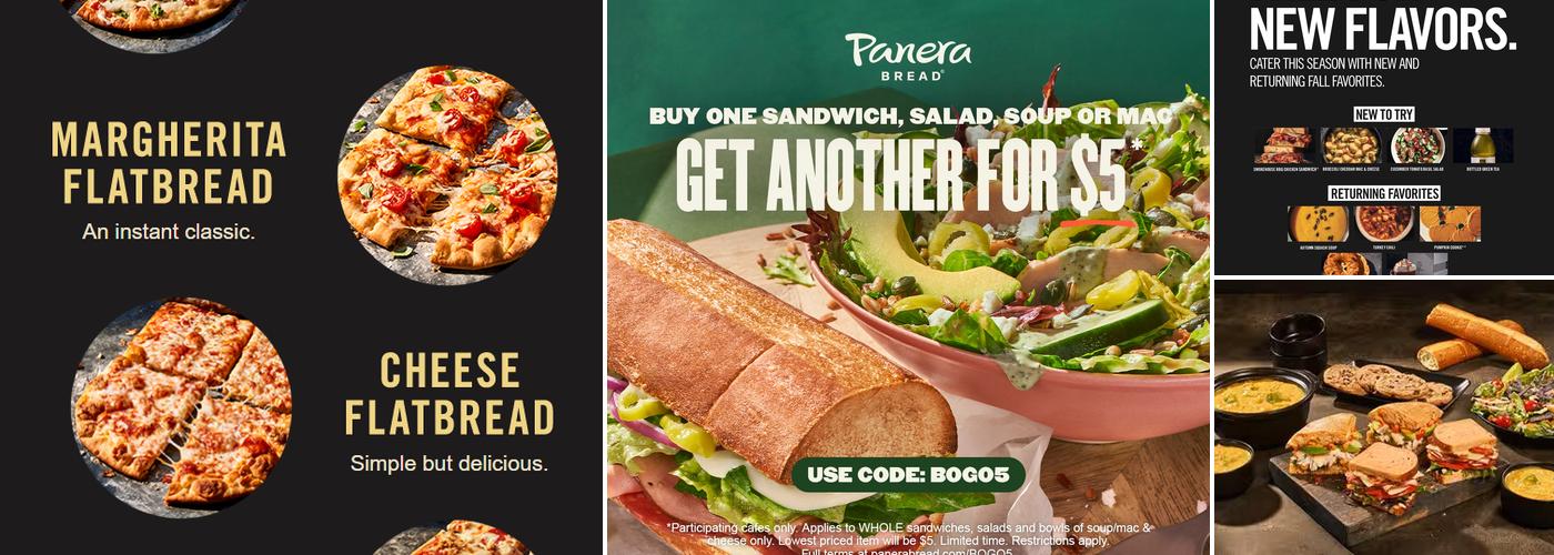 Panera Bread Menu
