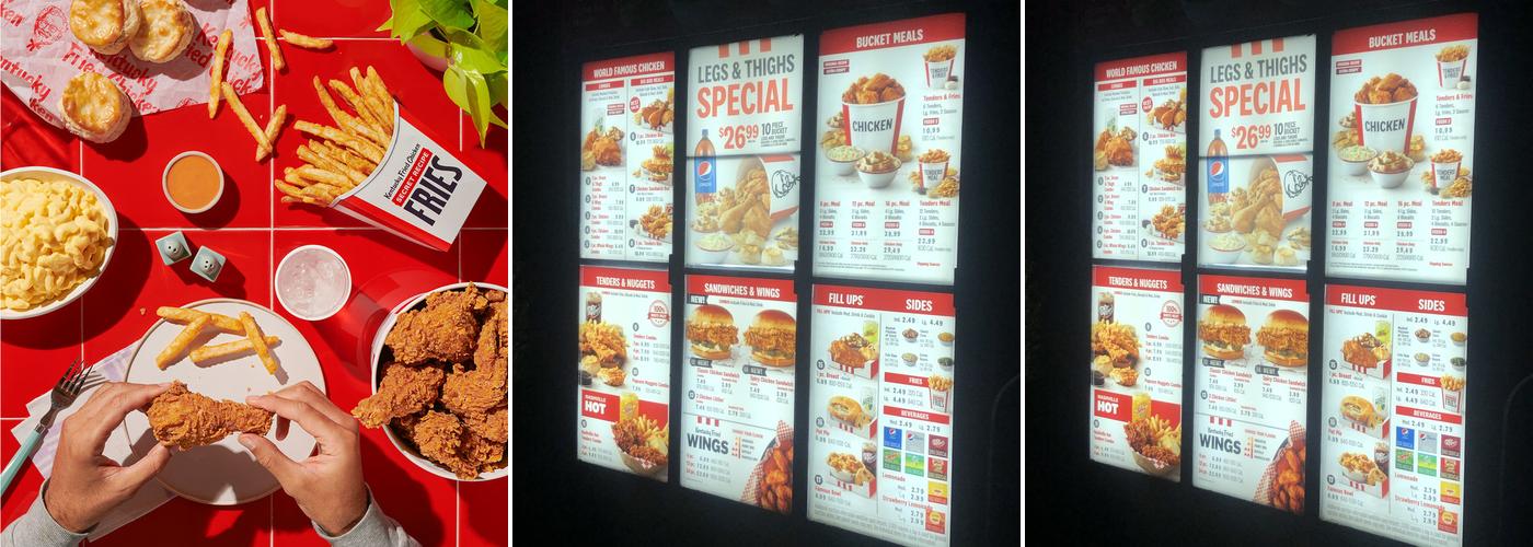 KFC Menu