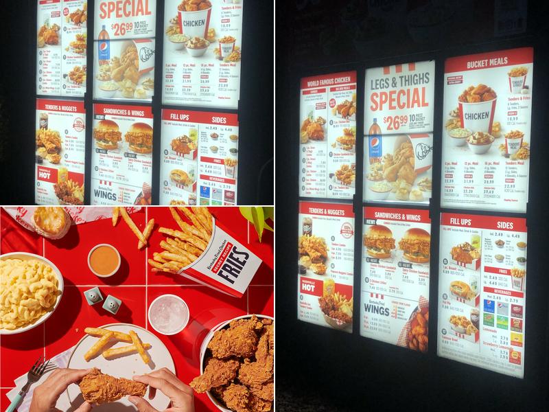 KFC Menu