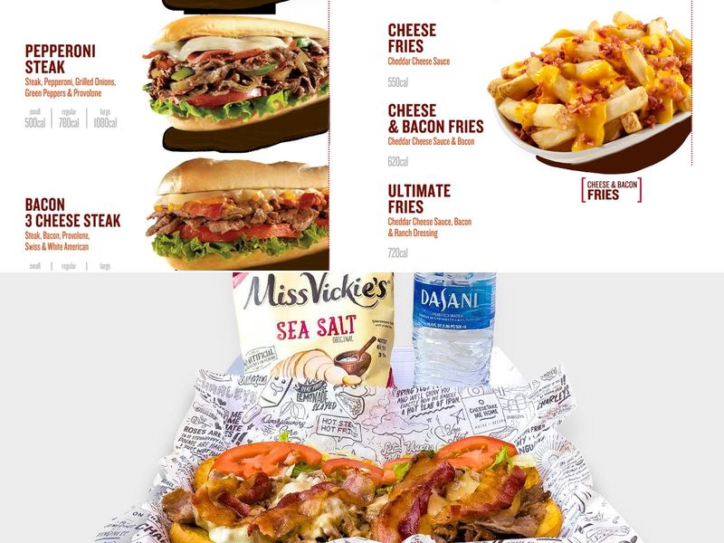 Charleys Cheesesteaks Menu
