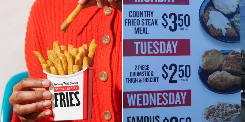 KFC Menu