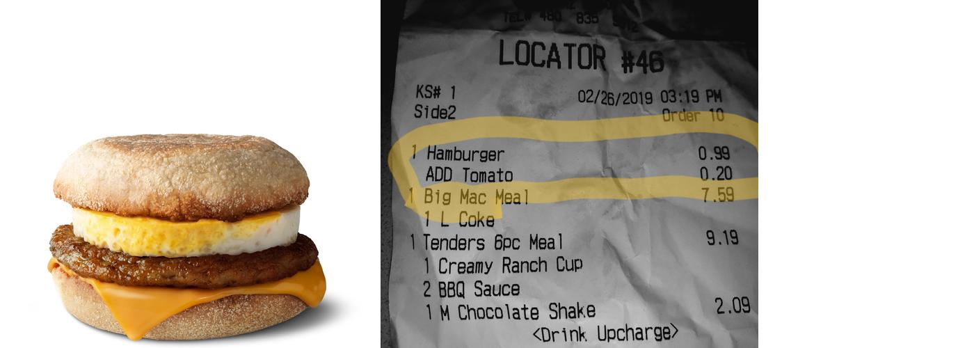 McDonald's Menu