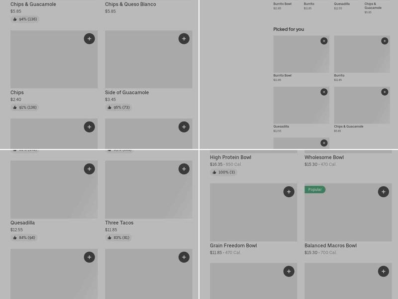 Chipotle Mexican Grill Menu