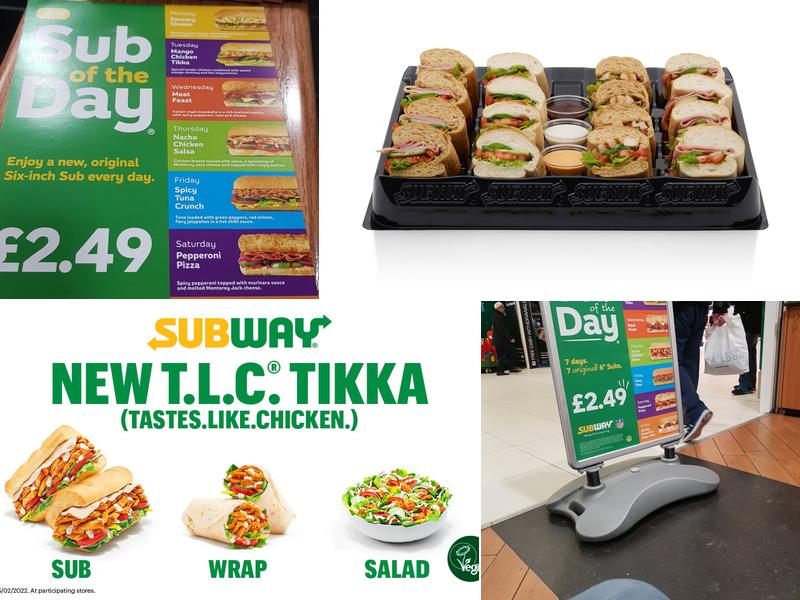 Subway Menu