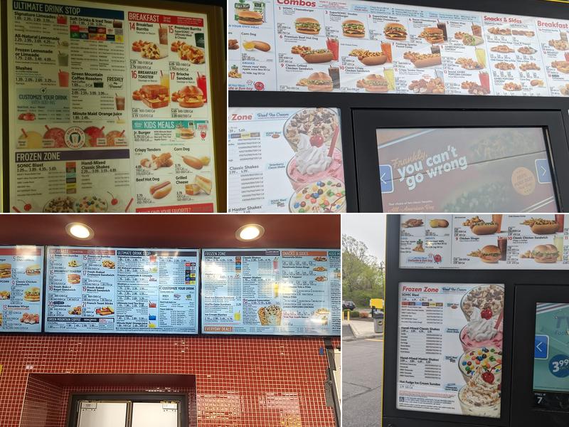 Sonic Drive-In Menu