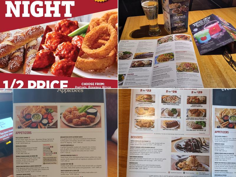 Applebee's Grill + Bar Menu