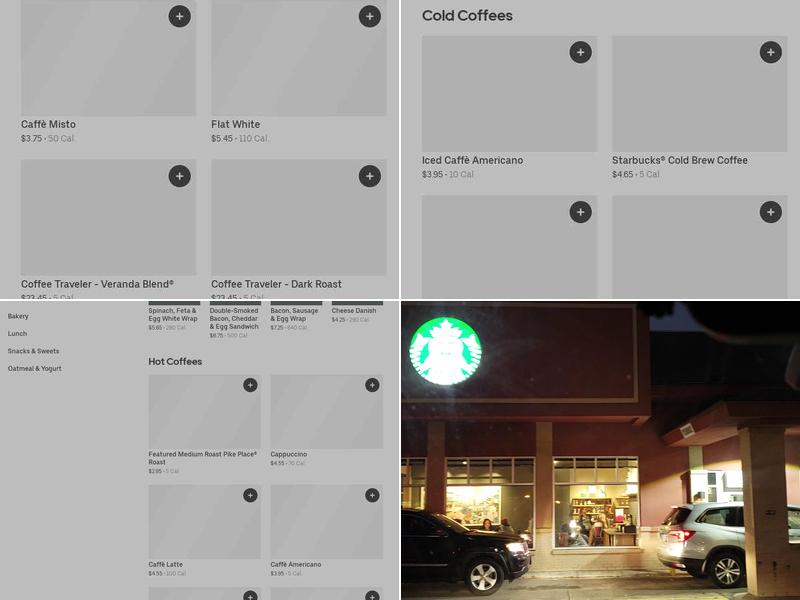 Starbucks Menu