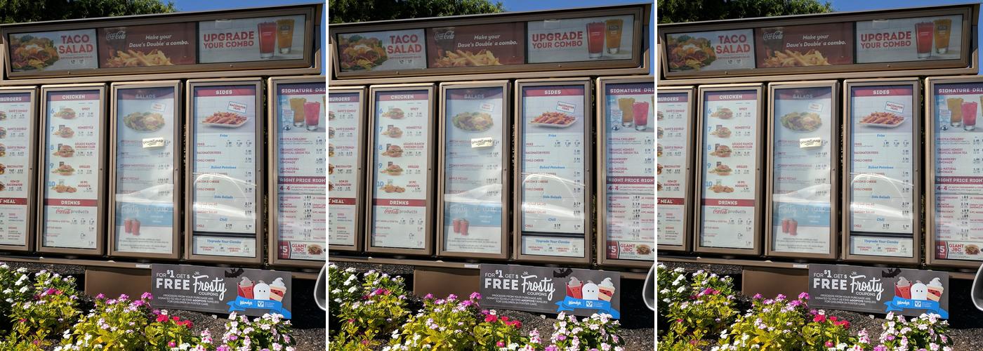 Wendy's Menu