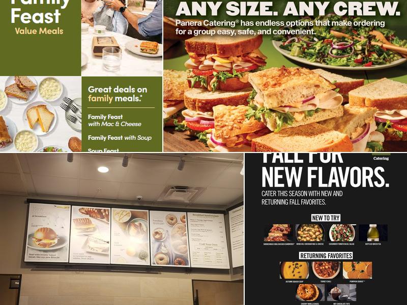 Panera Bread Menu