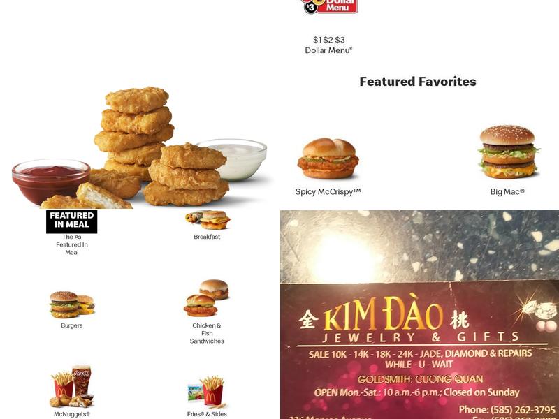 McDonald's Menu