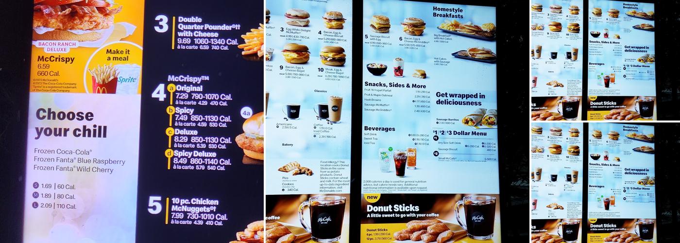 McDonald's Menu