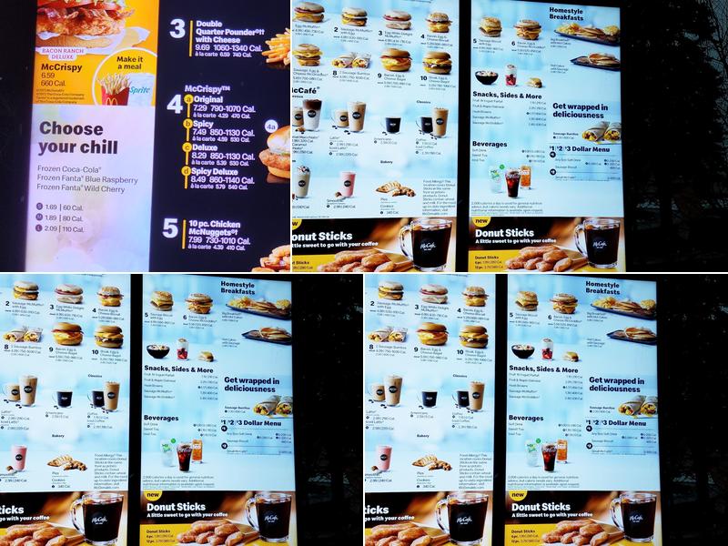 McDonald's Menu