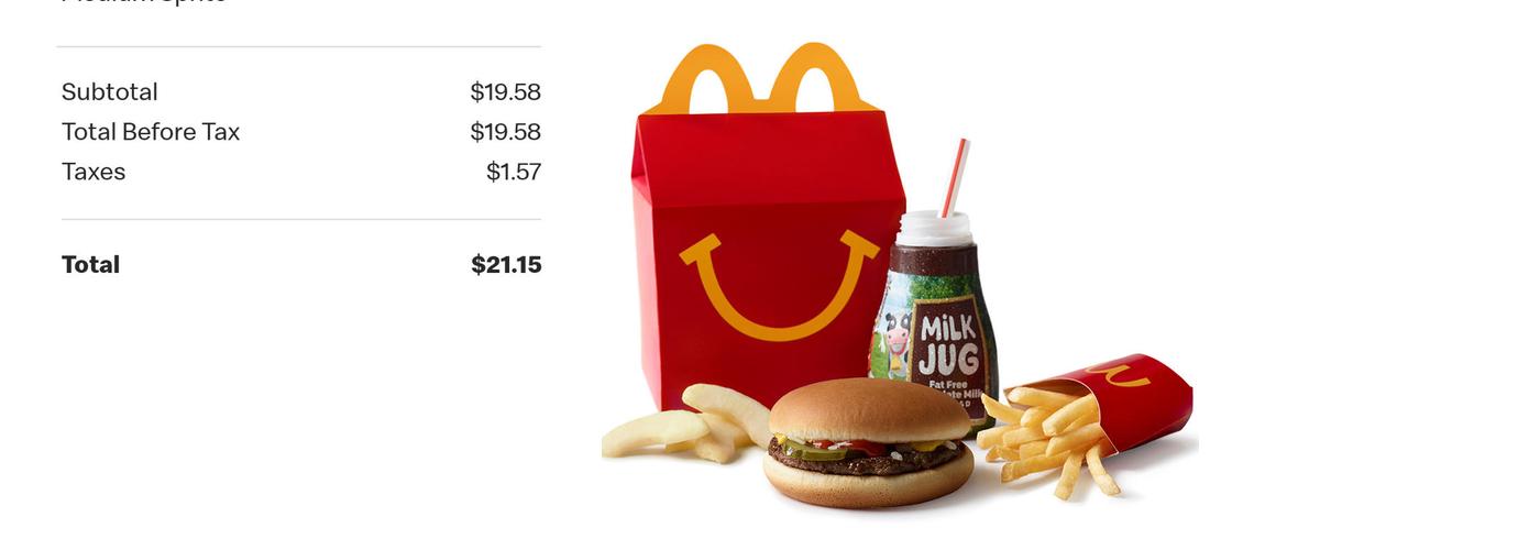McDonald's Menu