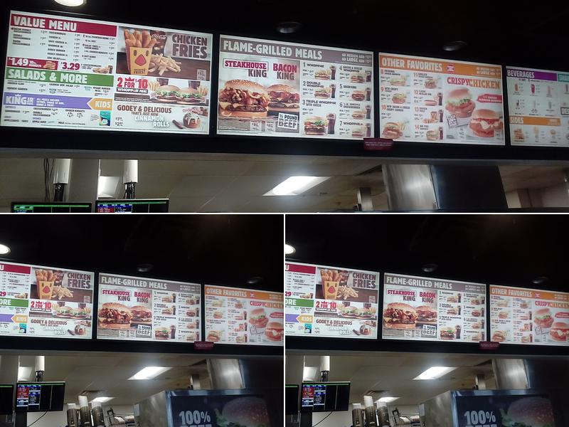 Burger King Menu