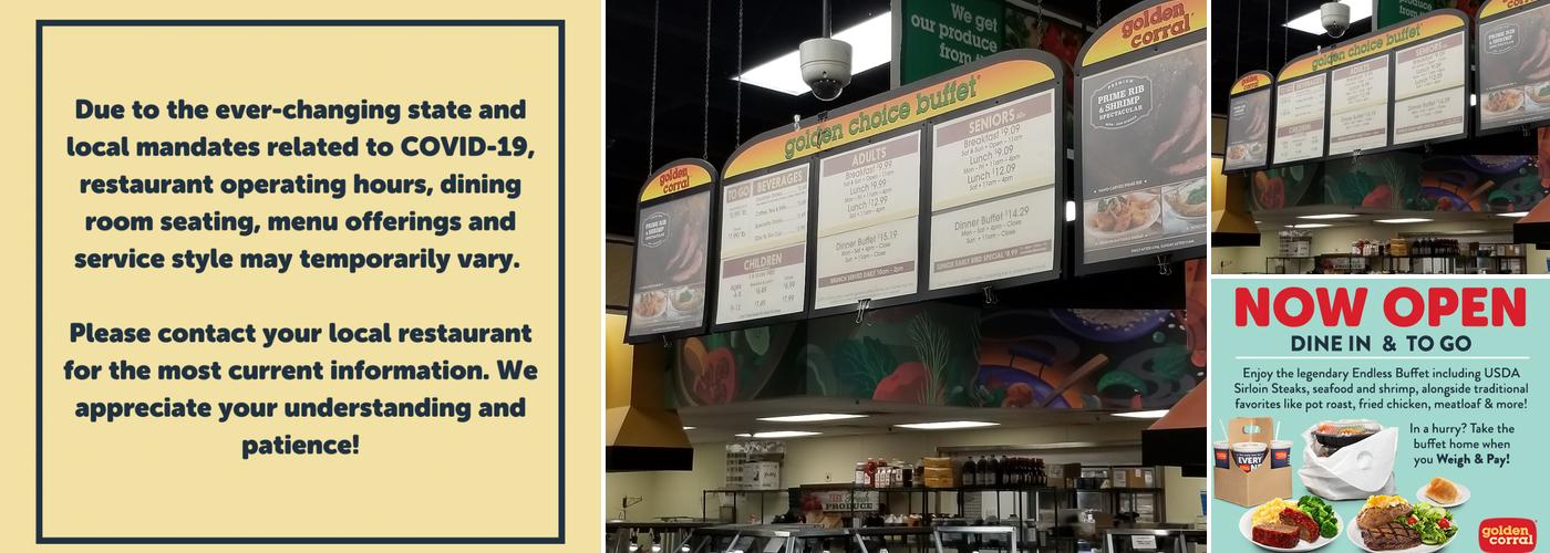 Golden Corral Buffet & Grill Menu