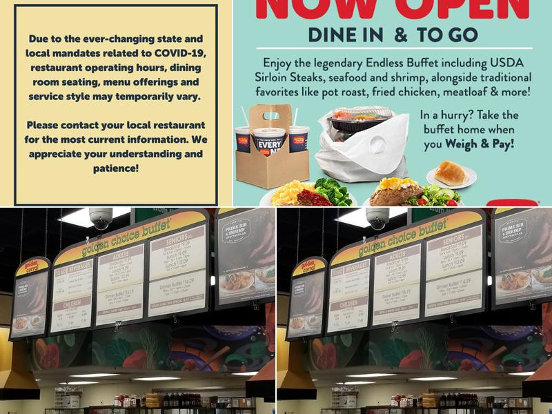 Golden Corral Buffet & Grill Menu