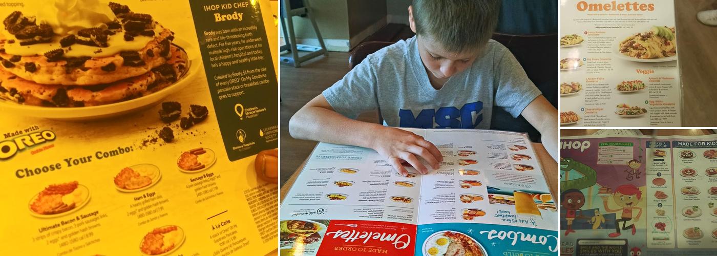 IHOP Menu