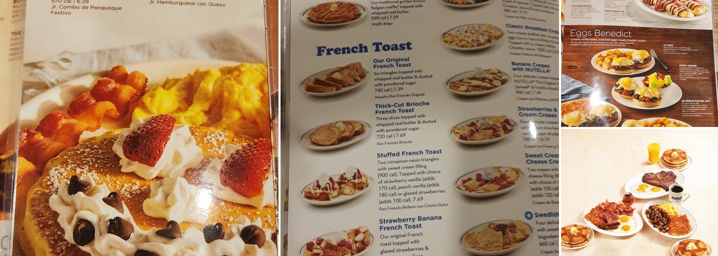 IHOP Menu