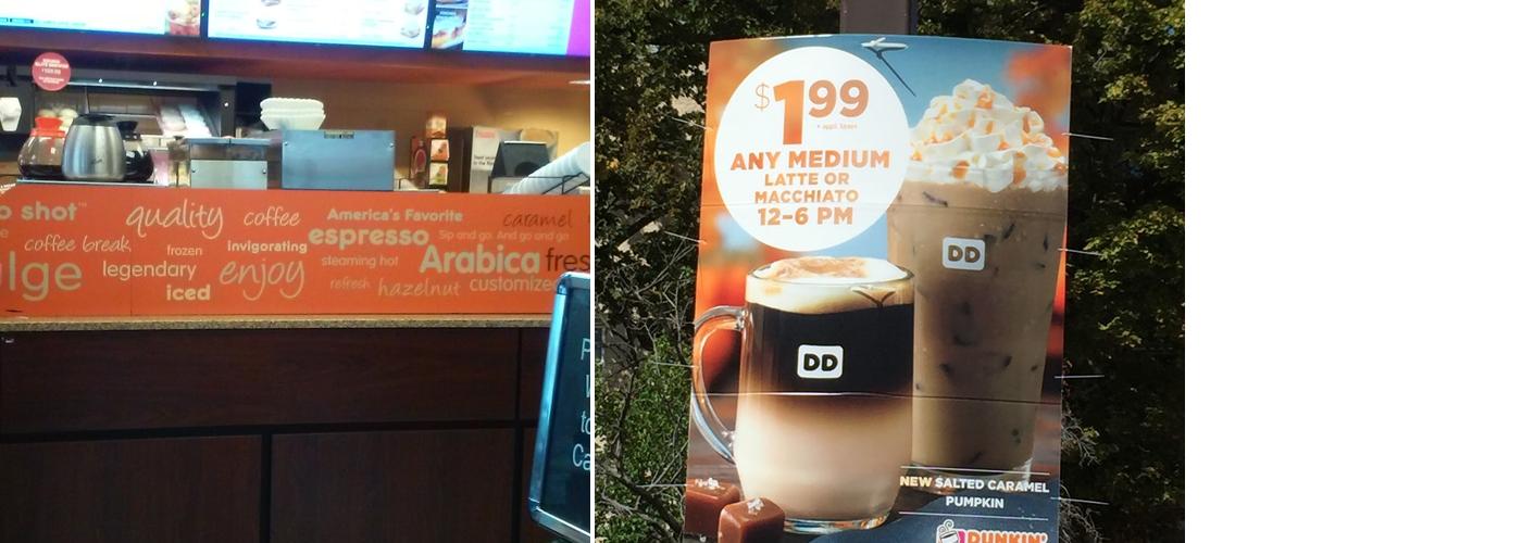 Dunkin' Menu