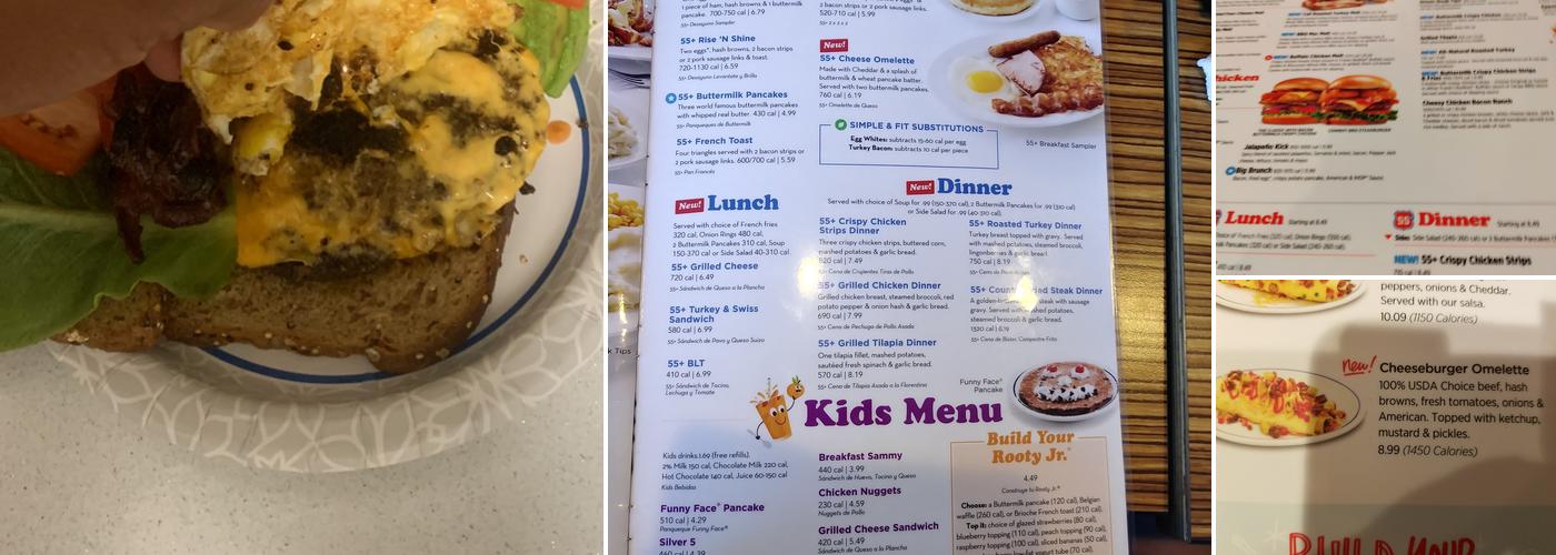 IHOP Menu