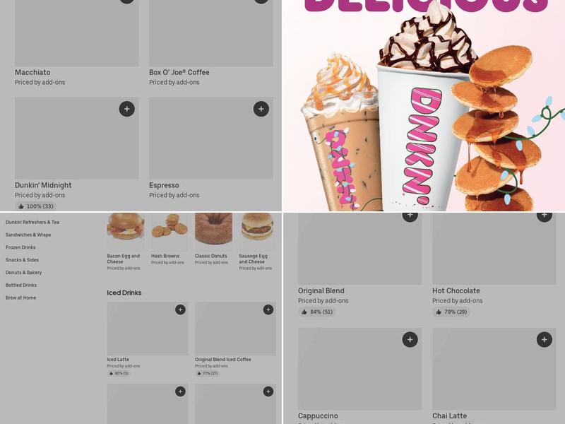Dunkin' Menu
