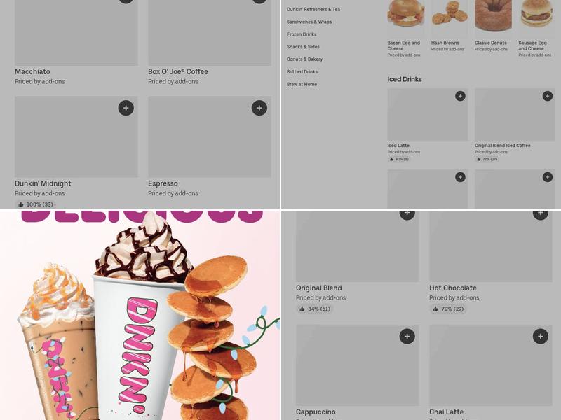 Dunkin' Menu