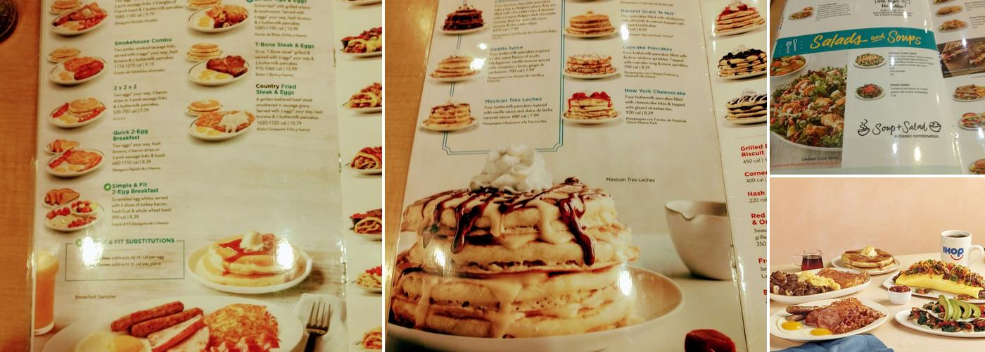 IHOP Menu