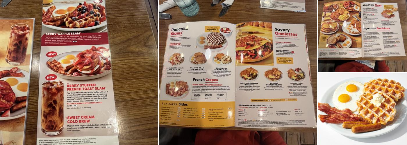 Denny's Menu