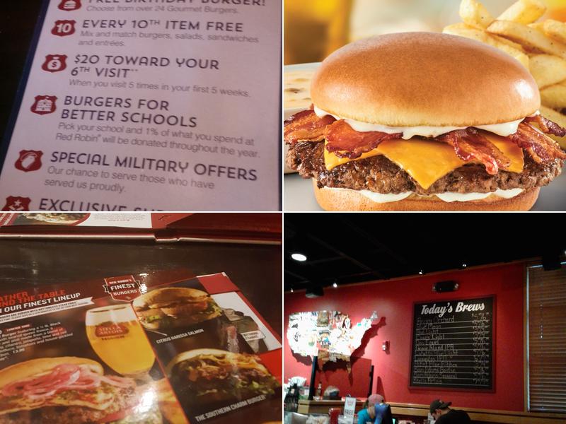 Red Robin Gourmet Burgers and Brews Menu