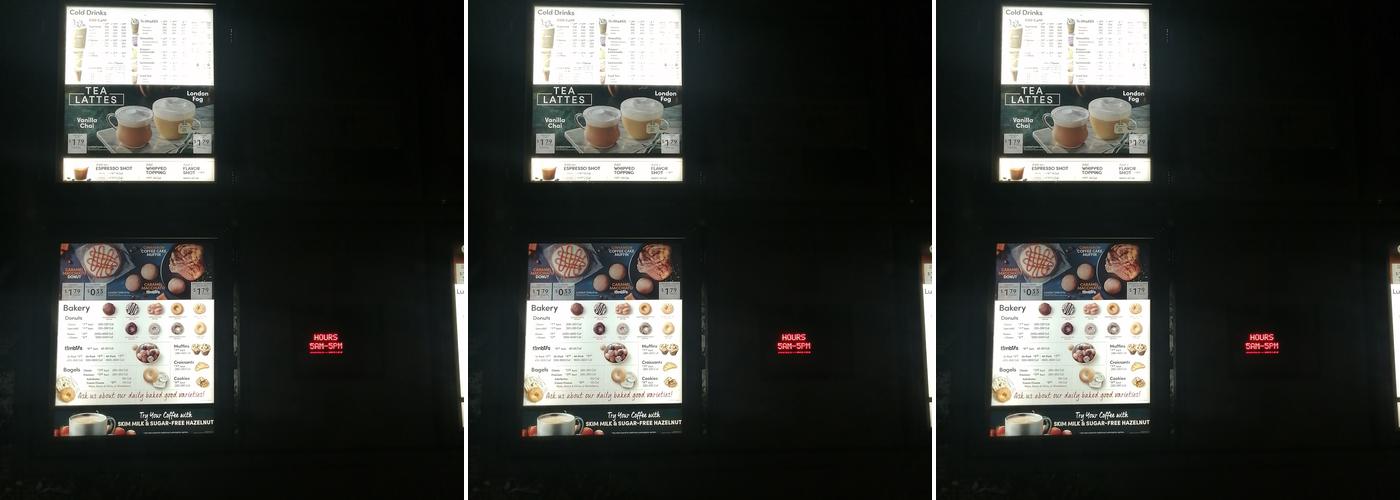 Tim Hortons Menu