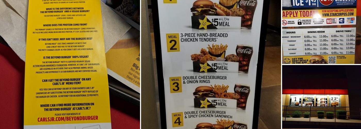 Carl’s Jr. Menu