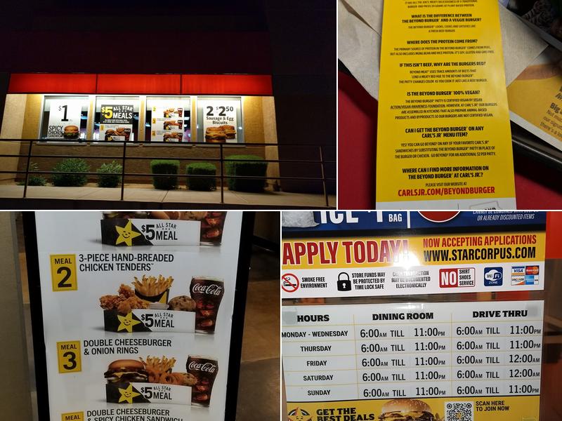 Carl’s Jr. Menu