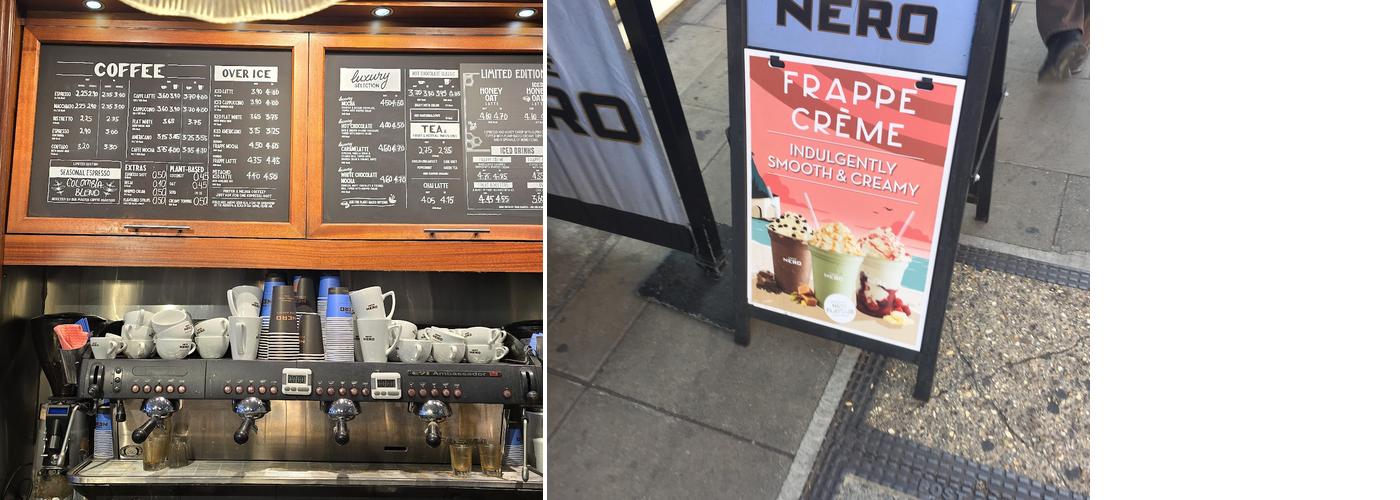 Caffè Nero Menu