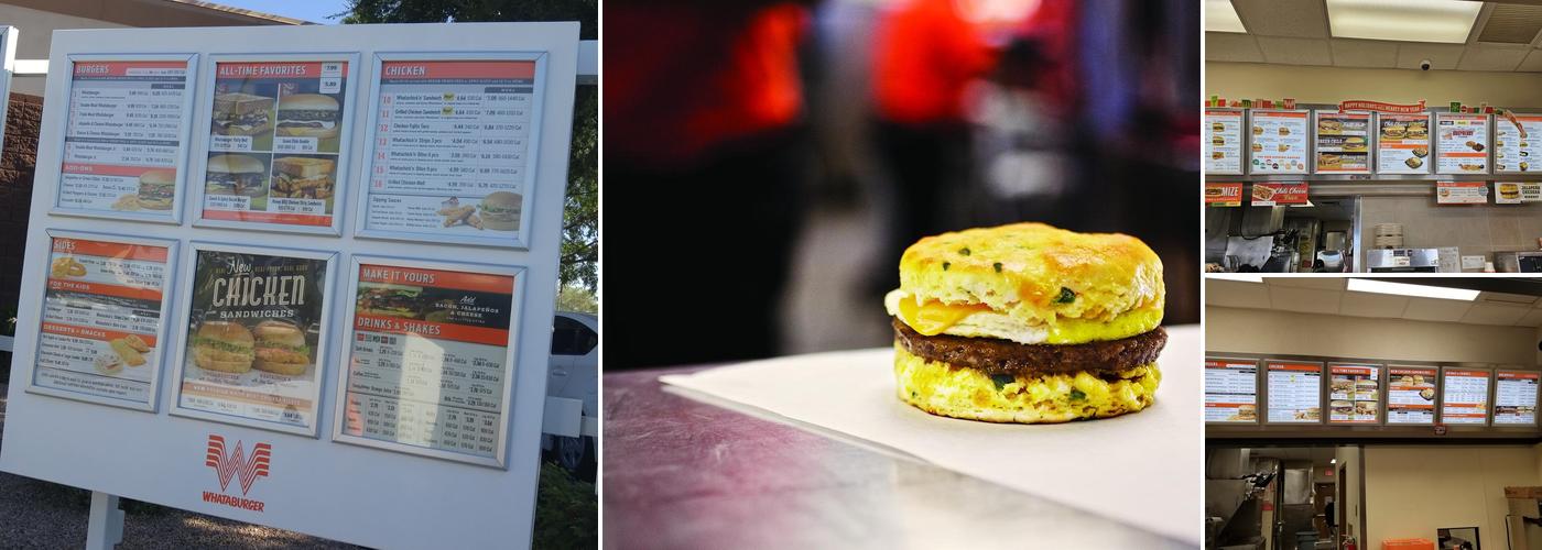Whataburger Menu