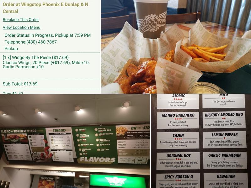 Wingstop Menu