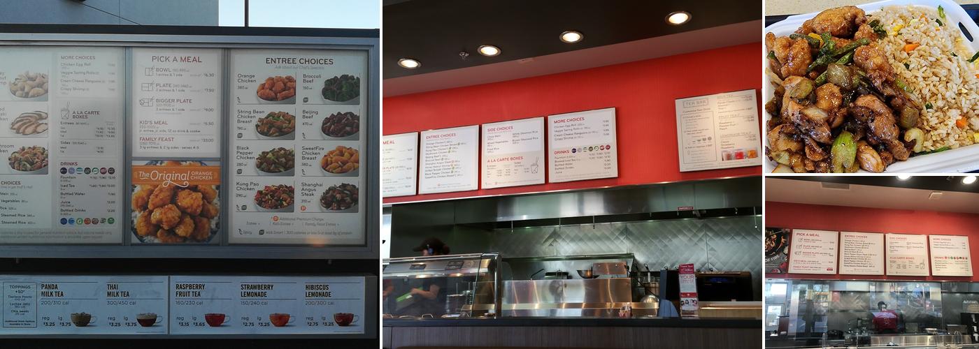 Panda Express Menu