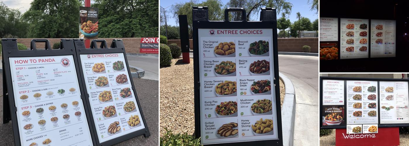 Panda Express Menu