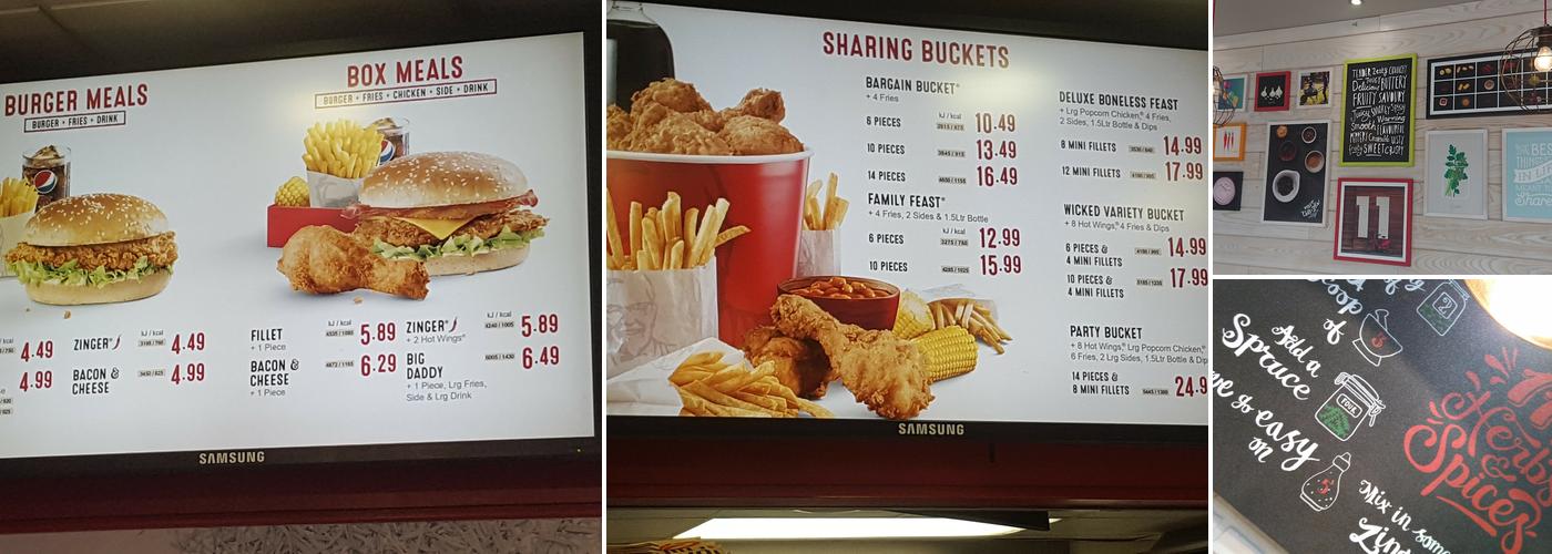 KFC Menu